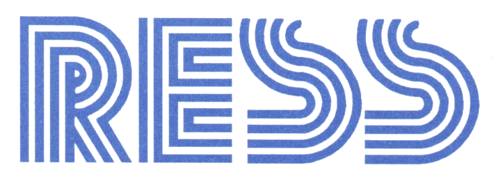 Das Logo zeigt den Schriftzug 'RIESS' in stilisierten, geschwungenen Buchstaben in Blau auf hellem Hintergrund.